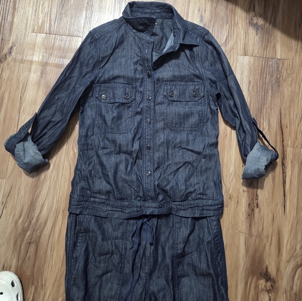 Citizens Of Humanity Dark Indigo Denim Jumpsuit - Picture 5 of 6